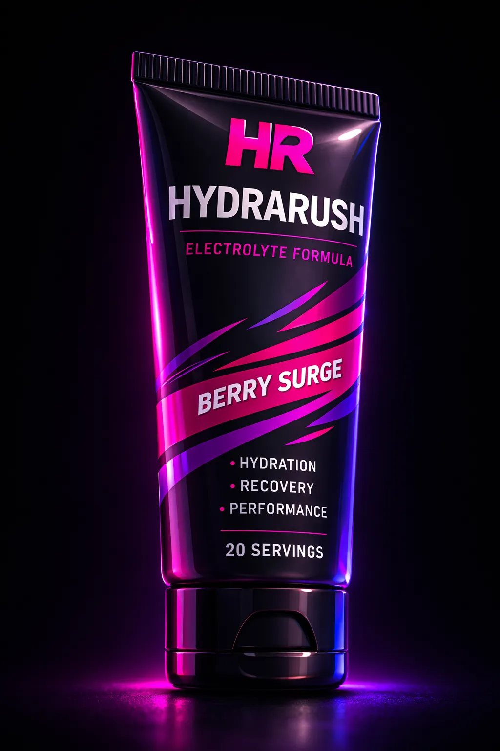 Angled HydraRush Electrolytes product render