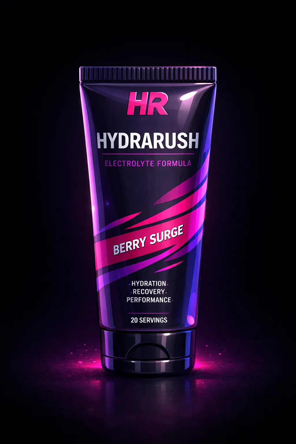 HydraRush Electrolytes Berry Surge tube